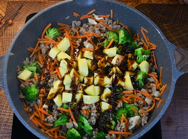 Korean BBQ Turkey Bowls - Step 4